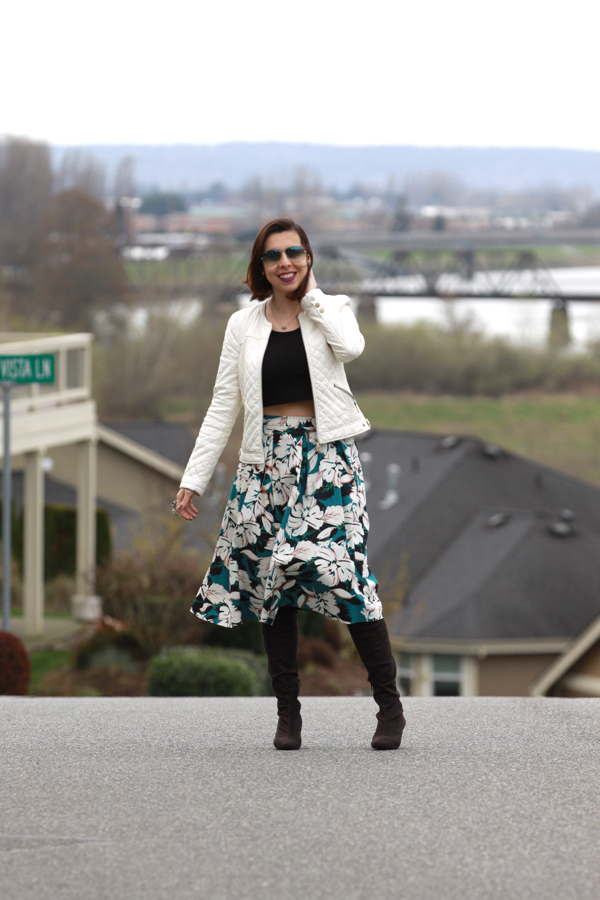 look saia midi bota salto