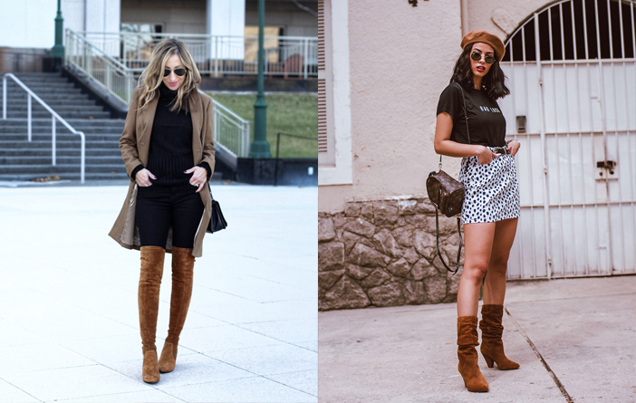 botas marrons versáteis