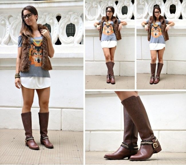 bota montaria preta looks inverno 2026