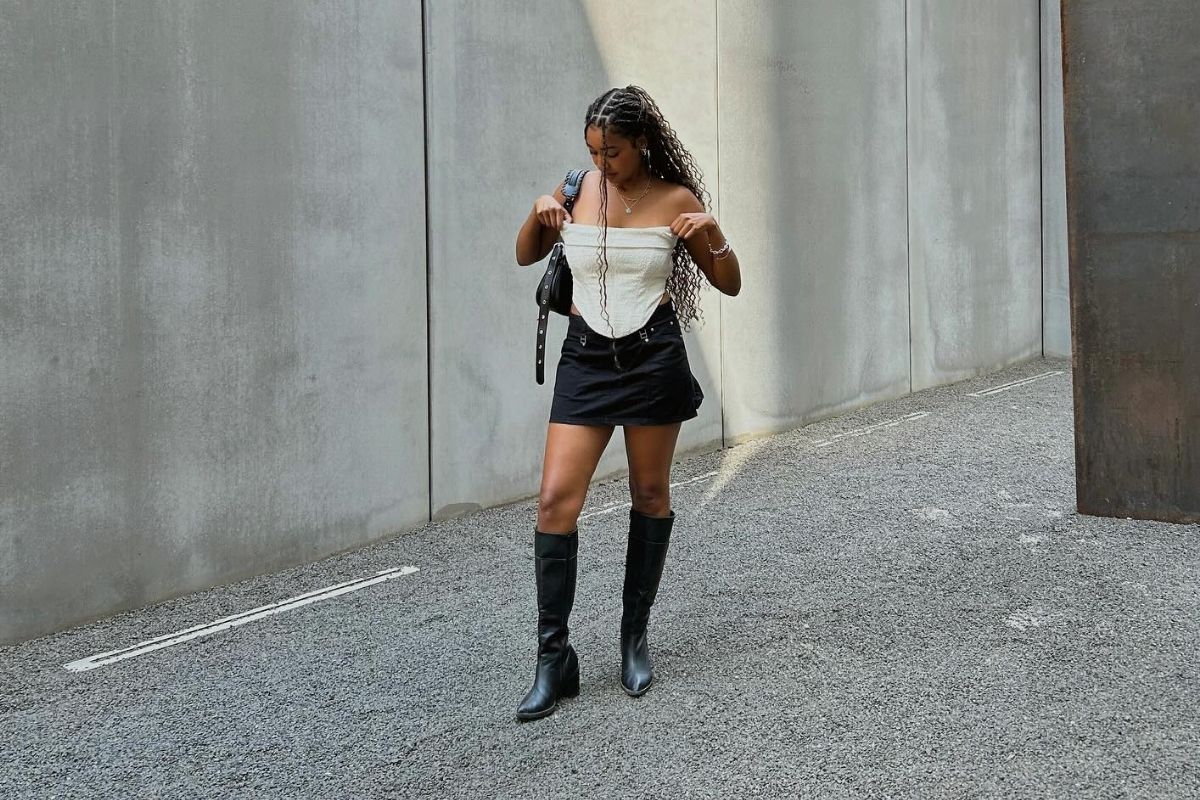 bota montaria preta looks inverno 2026