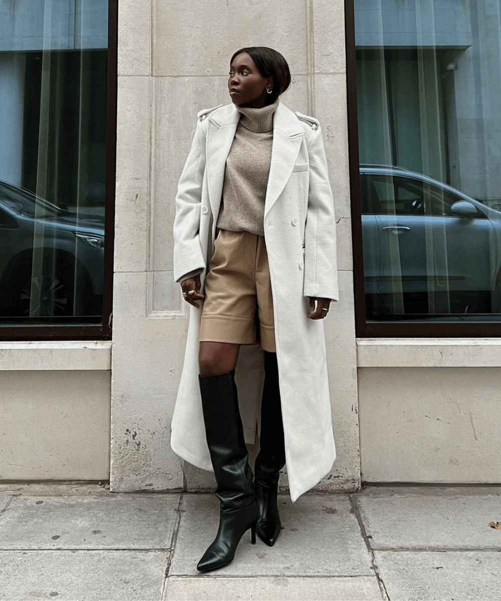look bota salto grosso cano longo