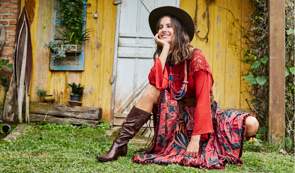 combinações com bota country