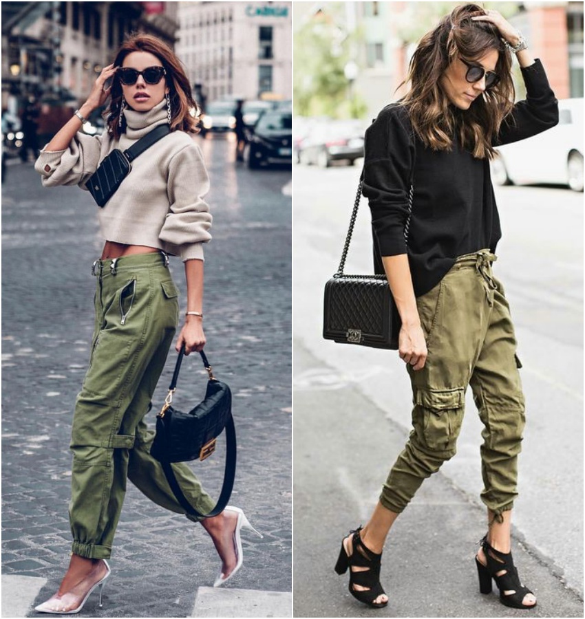 look calça cargo alfaiataria dia a dia
