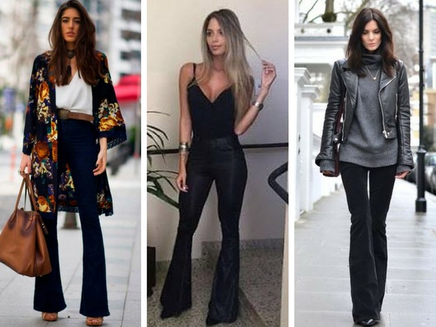moda anos 70 calça boca de sino