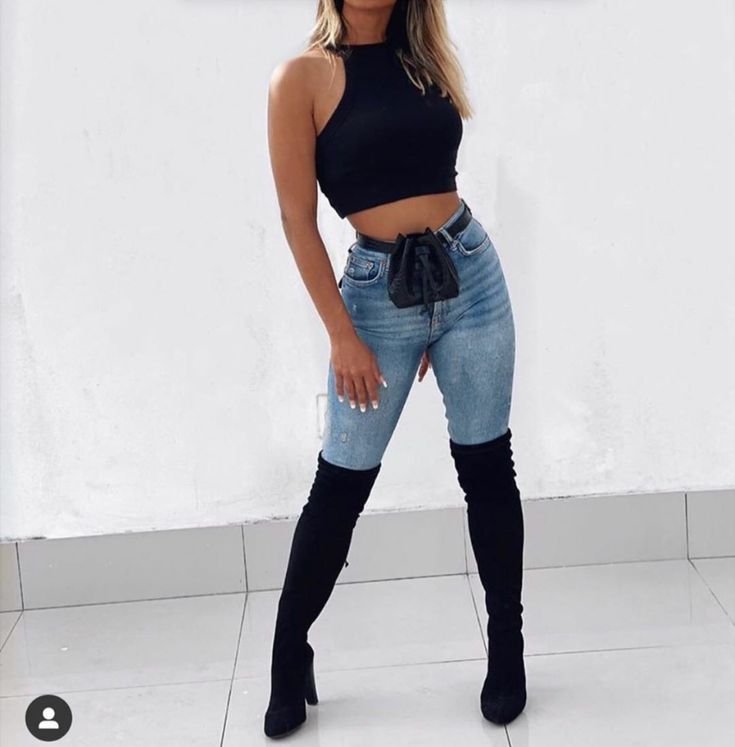 como usar bota com calça jeans