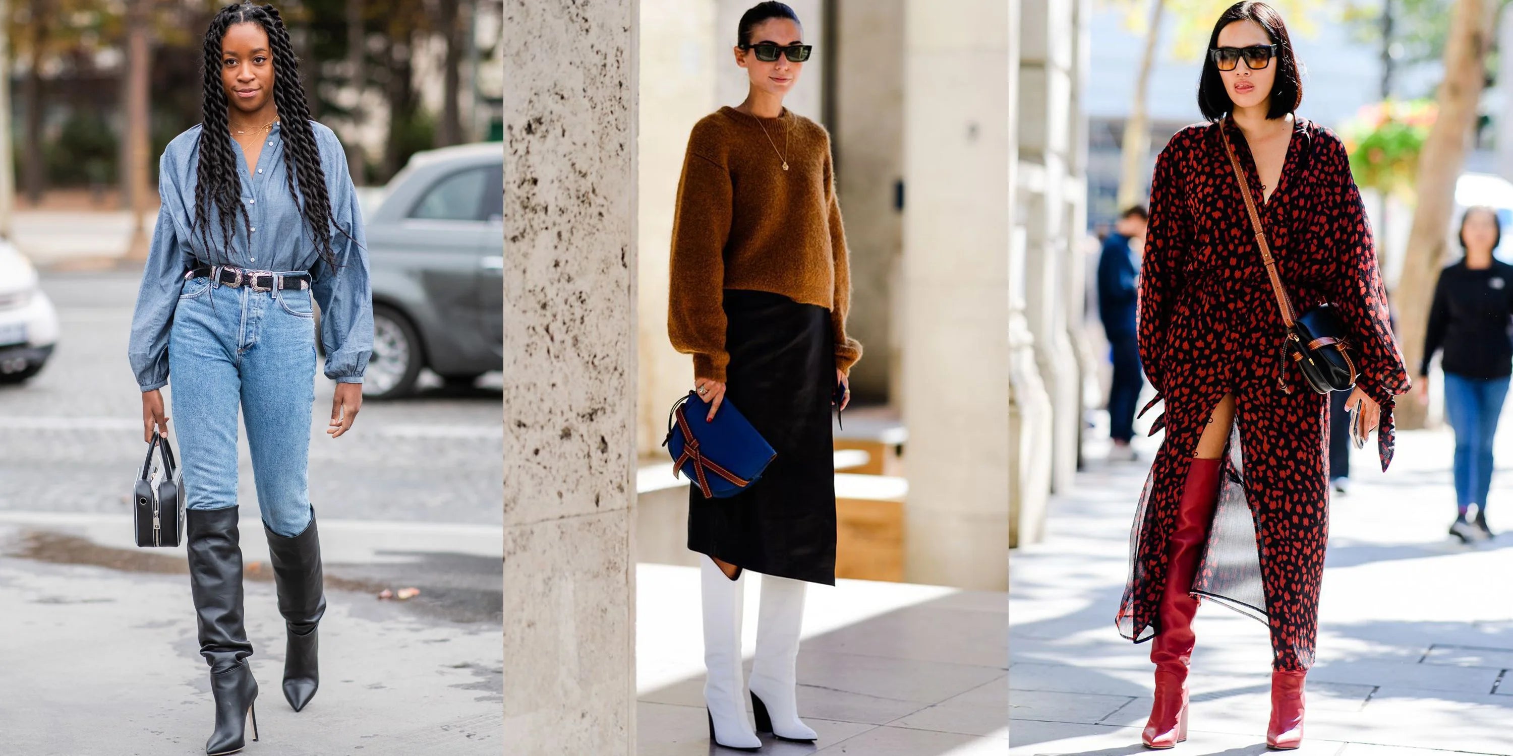 looks com coturno e calça jeans