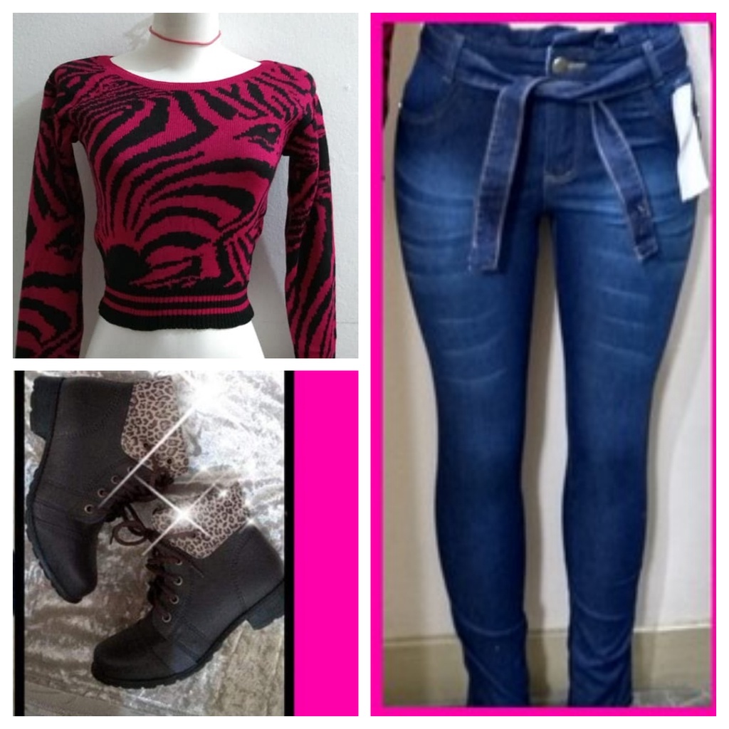 como usar bota com calça jeans
