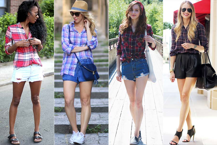 Looks com camisa xadrez masculina e bota