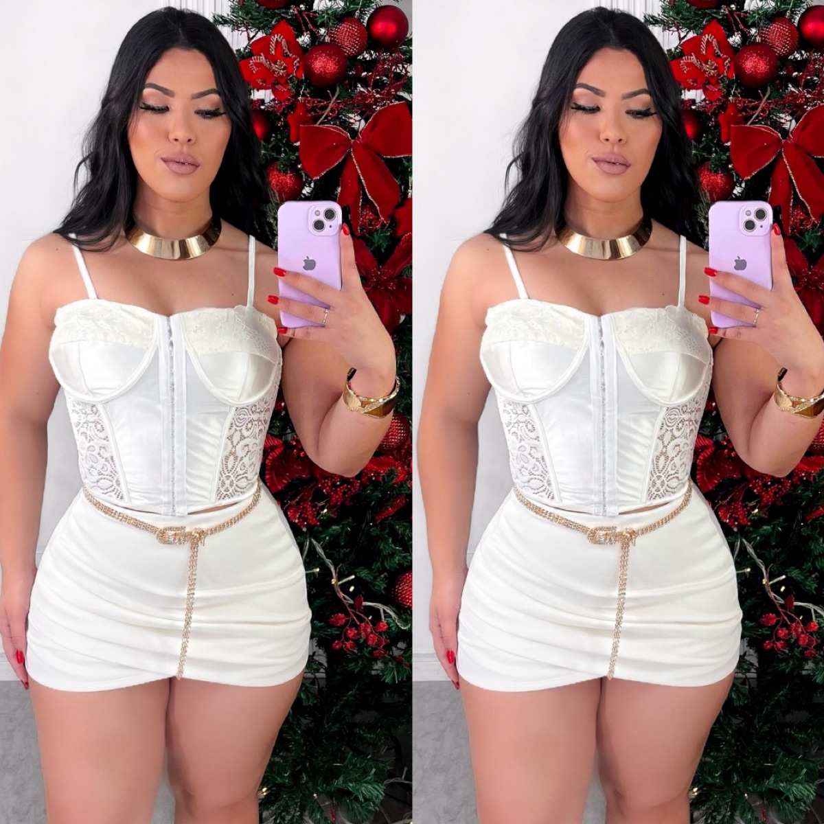 cropped branco de renda