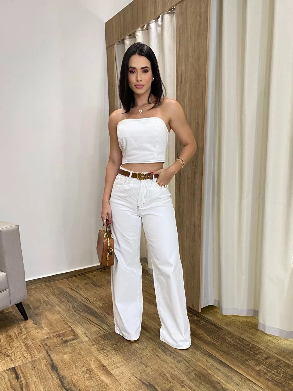 cropped branco para festa
