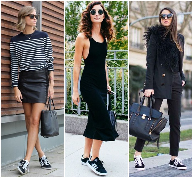 look com tênis preto e branco masculino