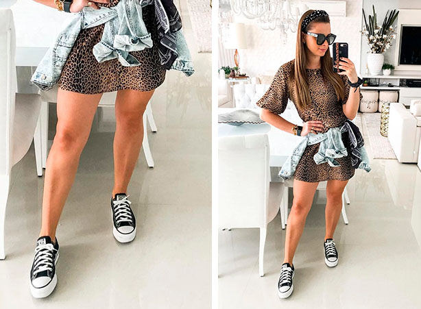 tênis preto e branco para trabalho