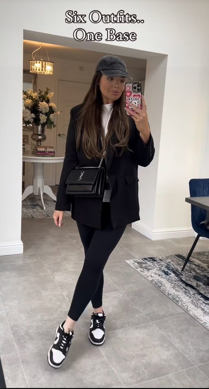 como usar tênis preto e branco casual