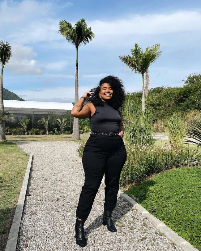 looks casuais com calça preta