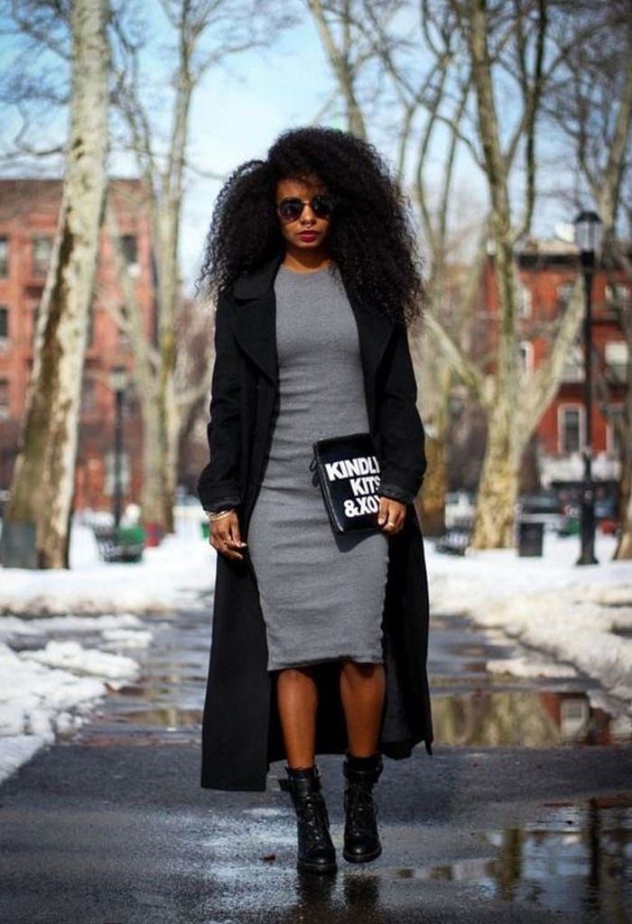 dicas de moda inverno vestido