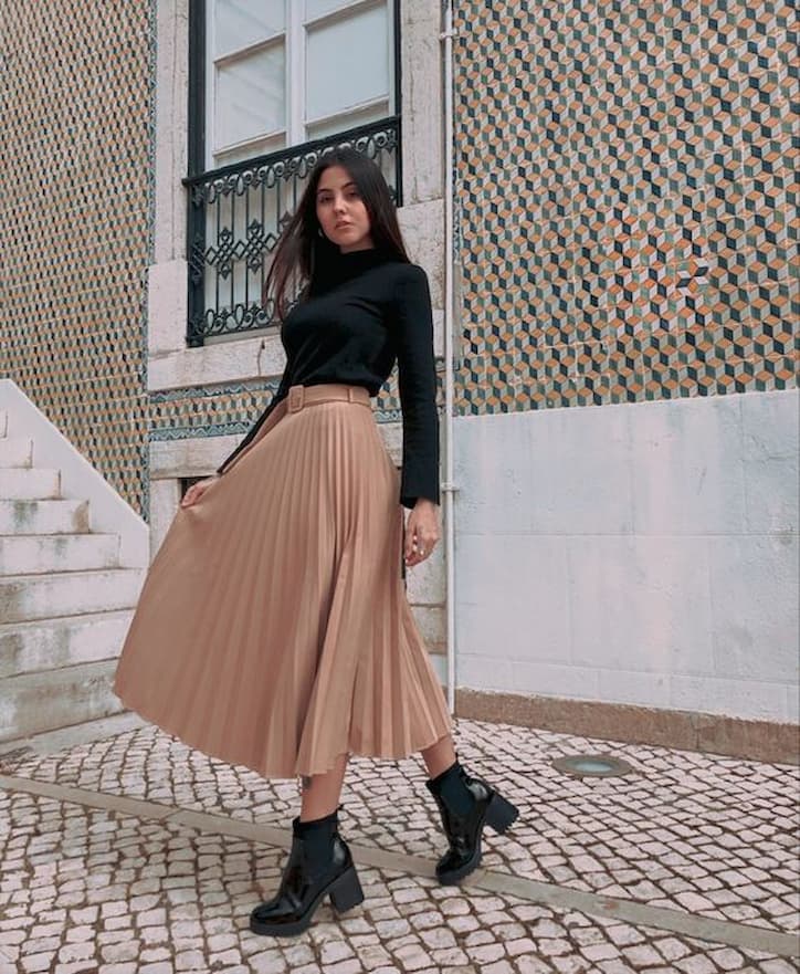 look saia midi com coturno