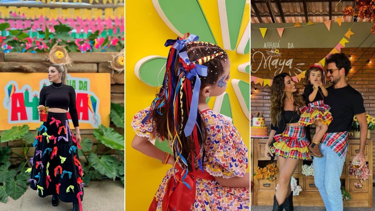 look festa junina feminino moderno