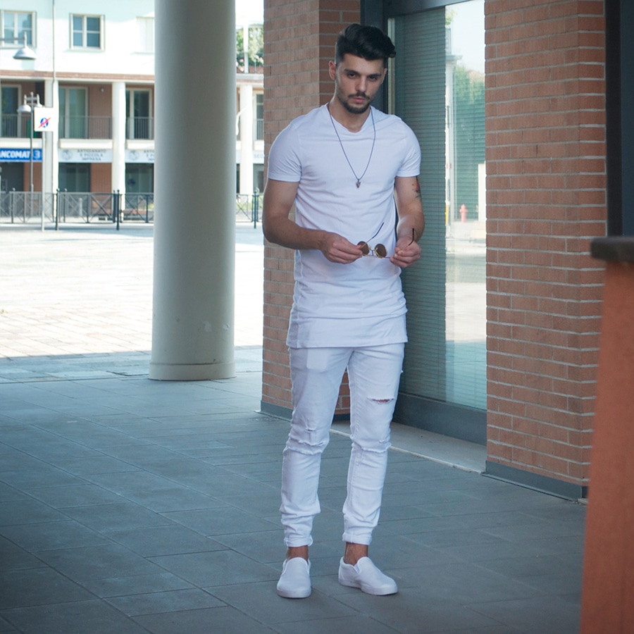 looks masculinos para eventos especiais branco