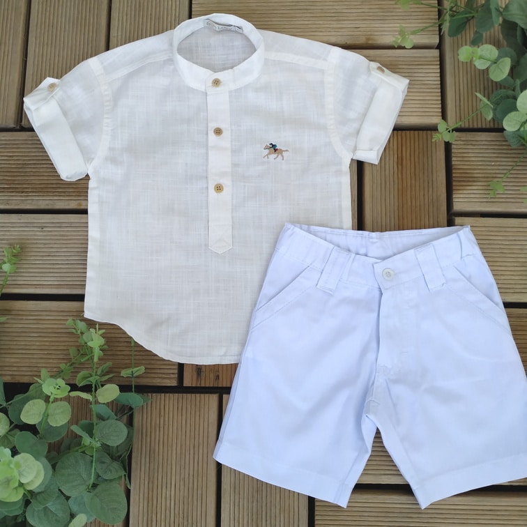 look batizado menino