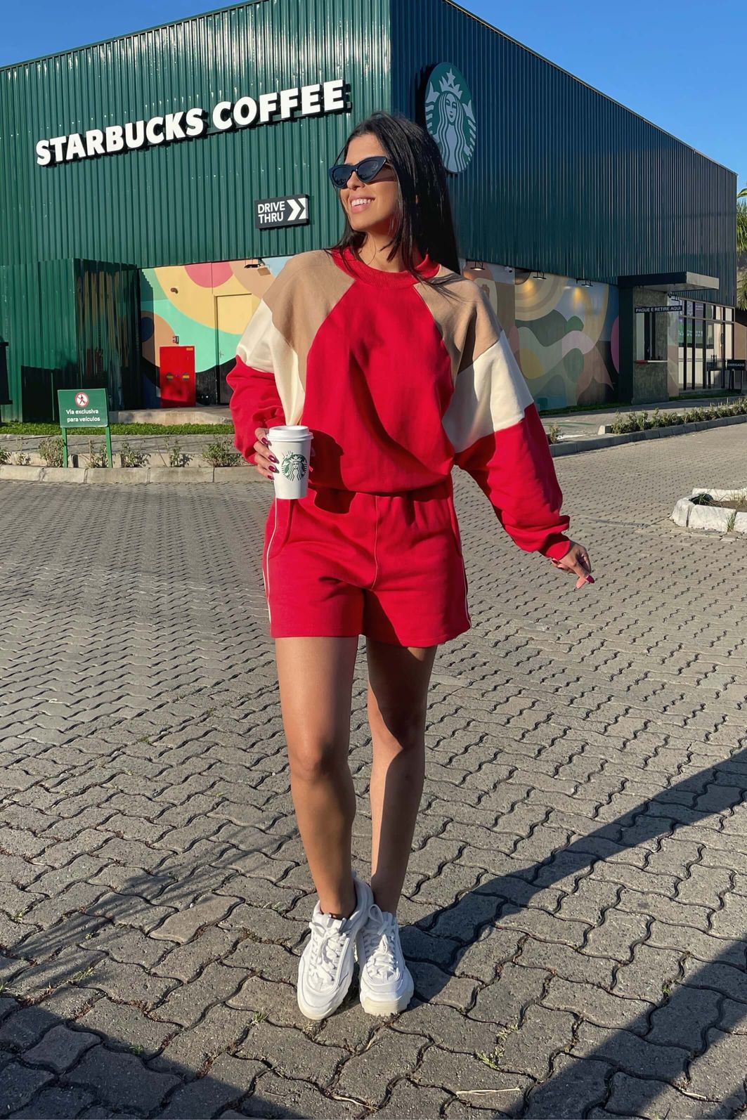 como usar short no frio