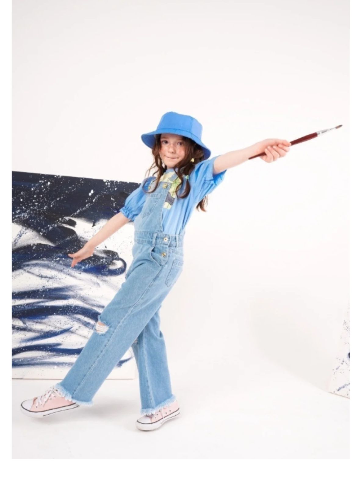 jardineira jeans infantil estilos