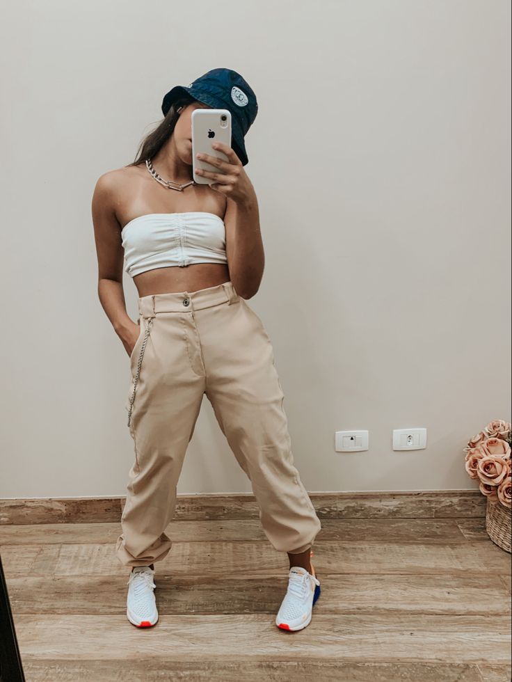 look com calça bege masculina