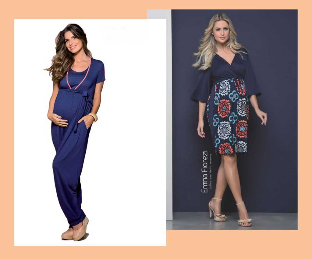 look gestante chá de bebê