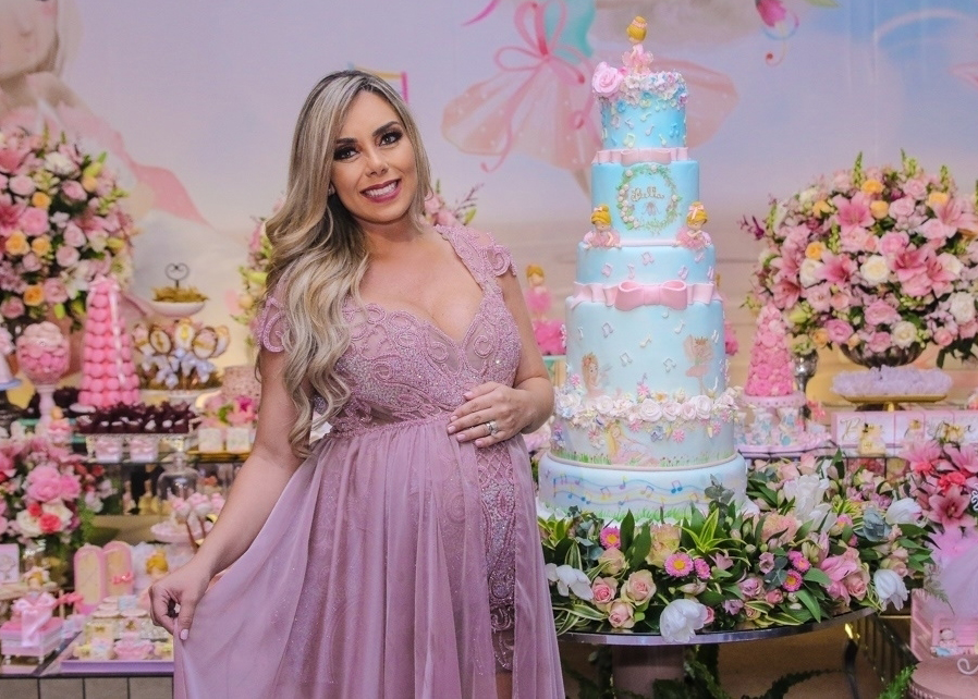 vestido para chá de bebê