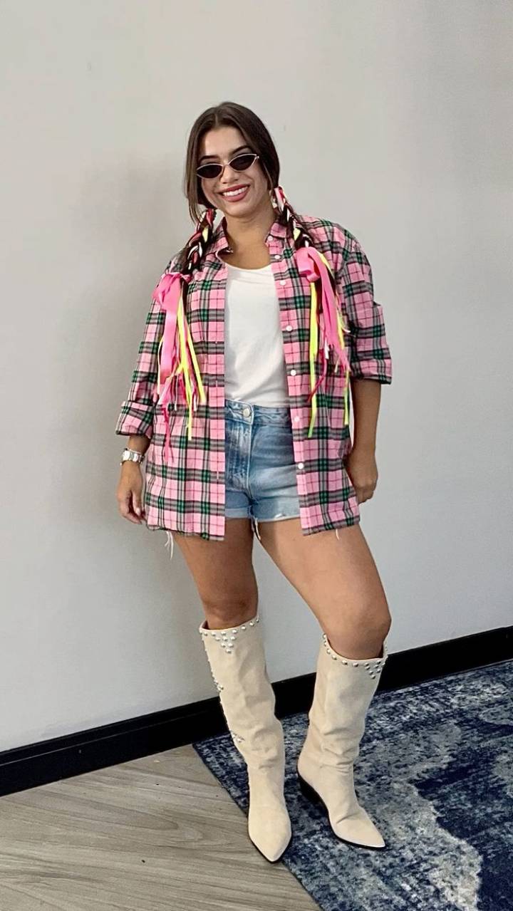 looks juninos com jeans