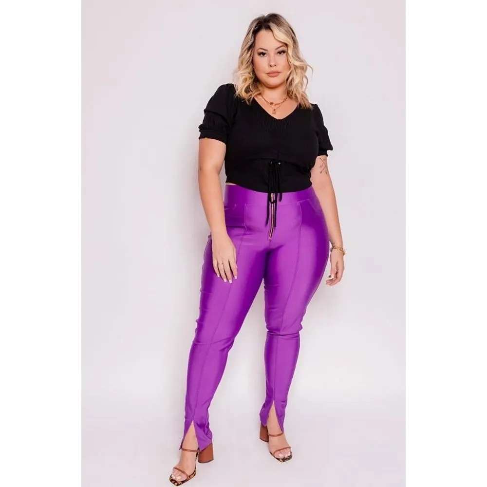 estilo monocromático roxo com preto