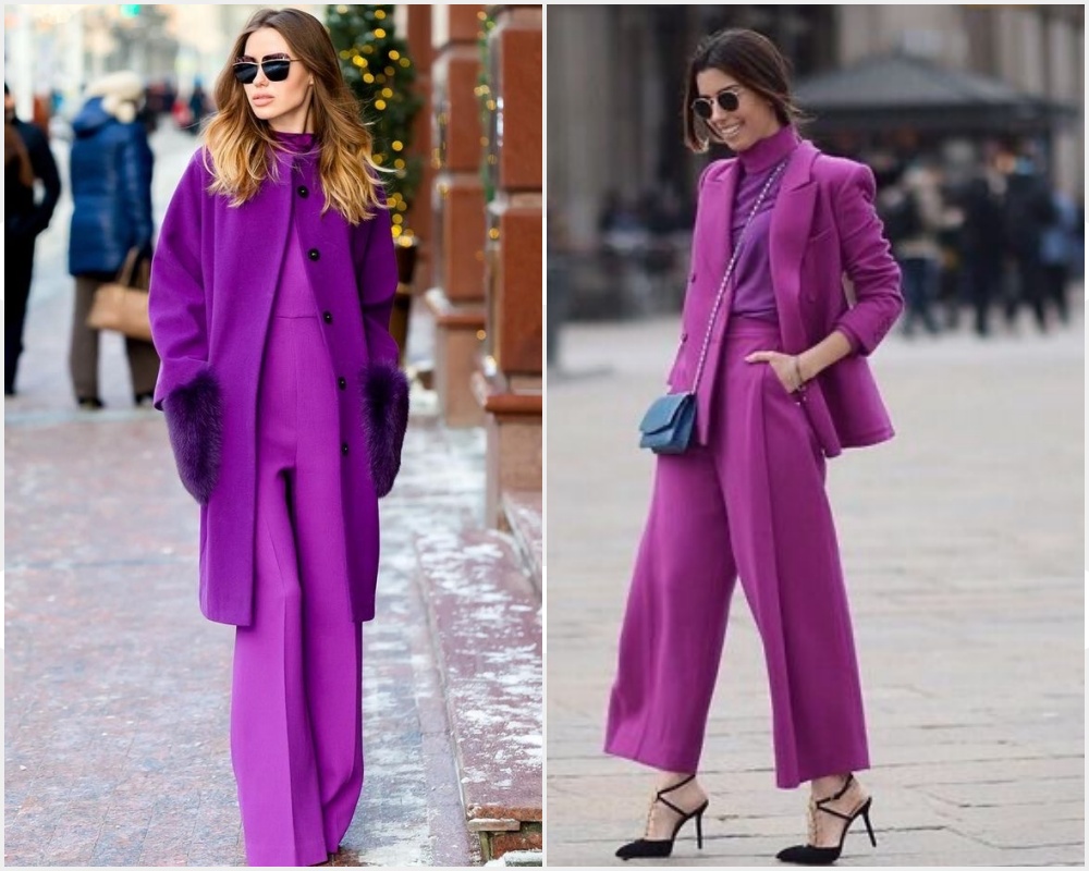 dicas de moda lilás com preto