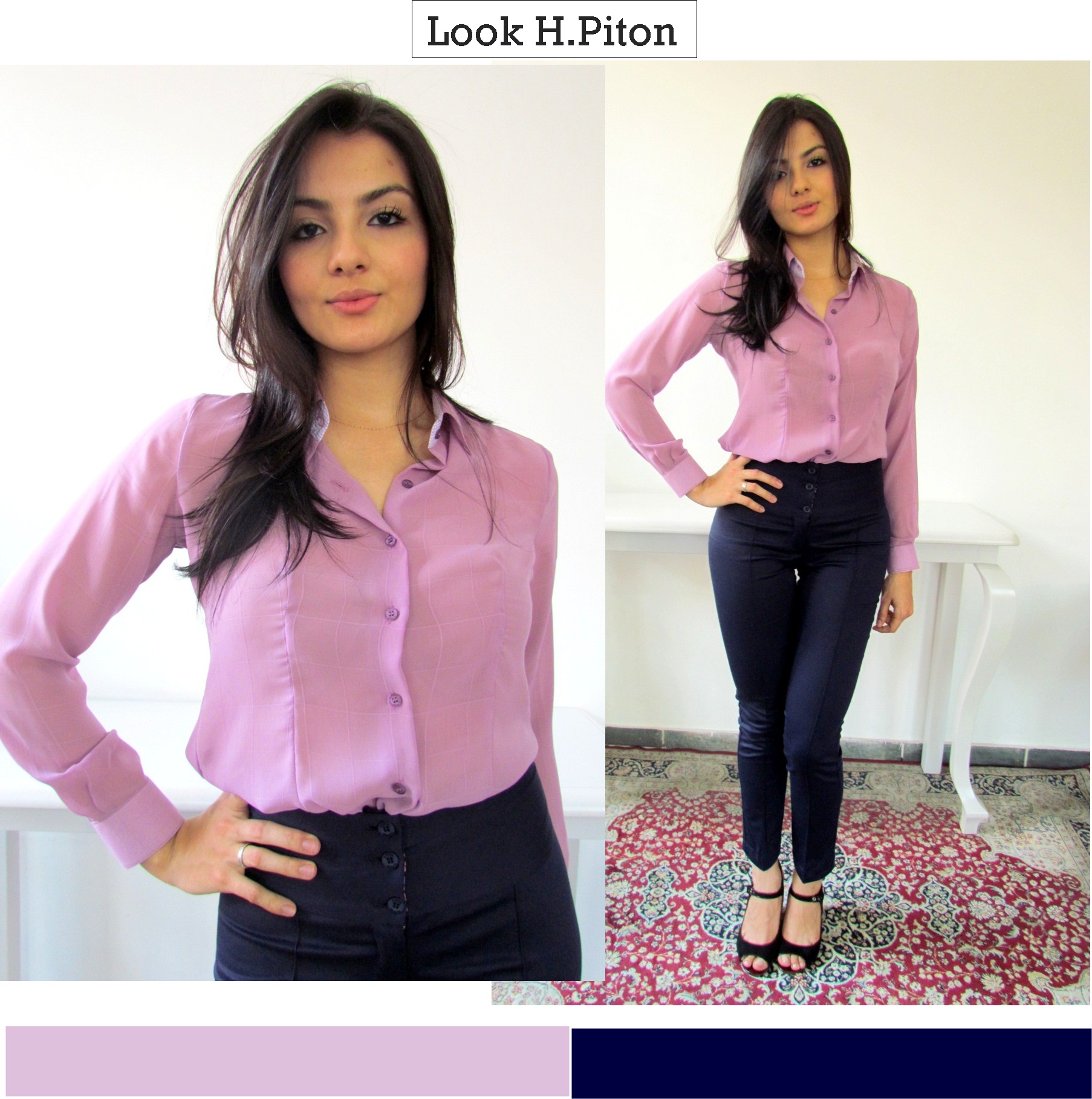 cores que combinam com roxo
