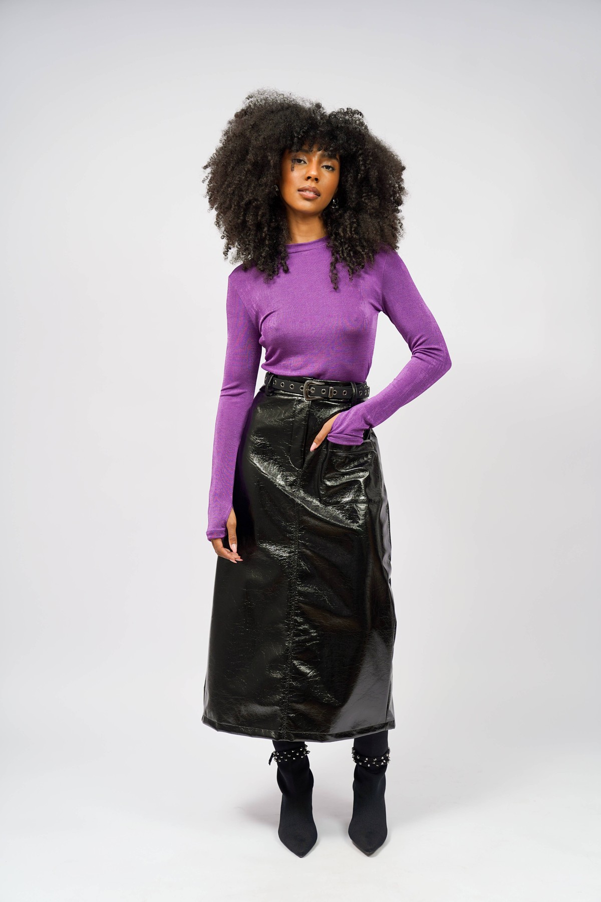 tendências de moda roxo