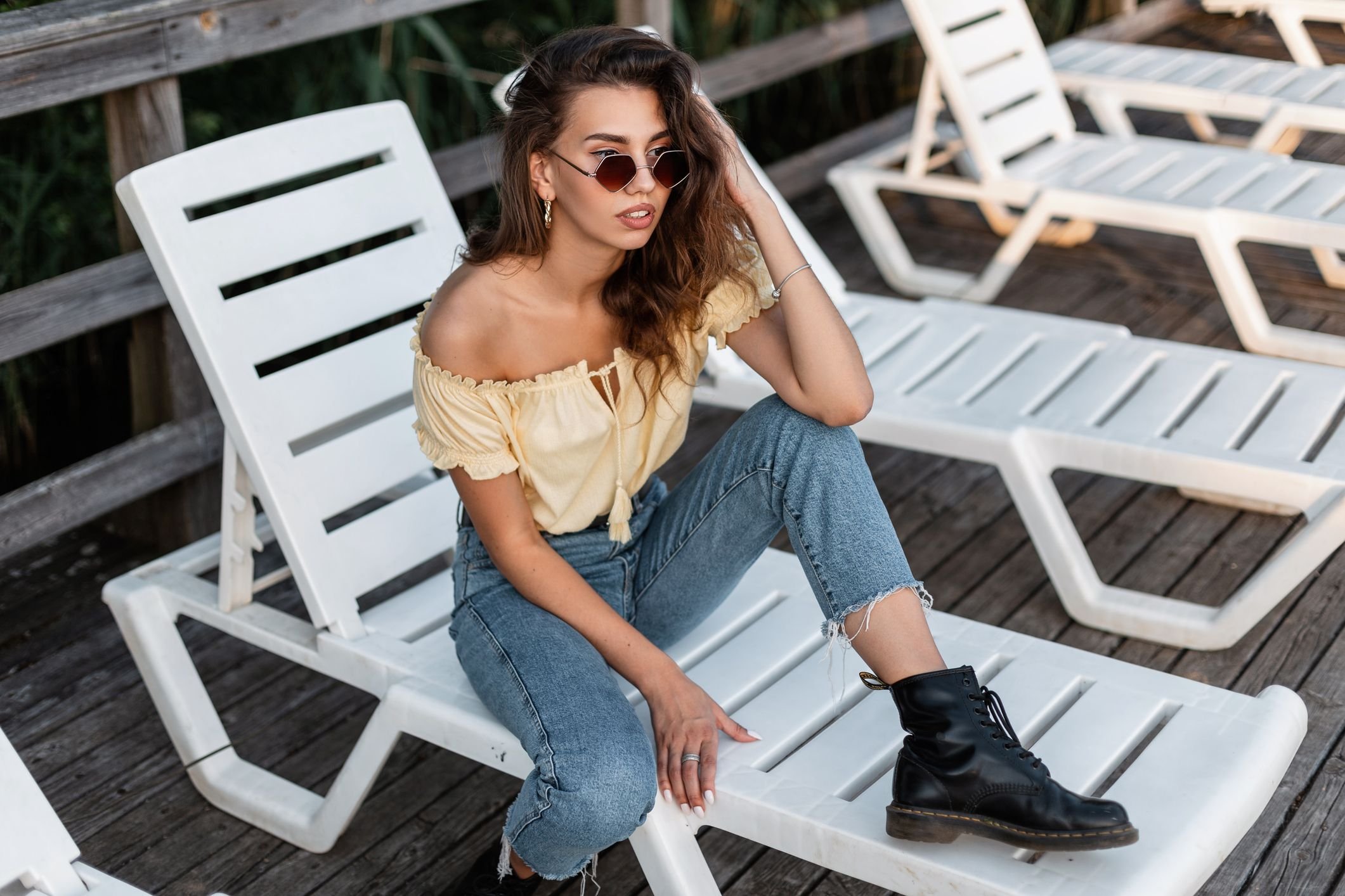 looks com coturno off white