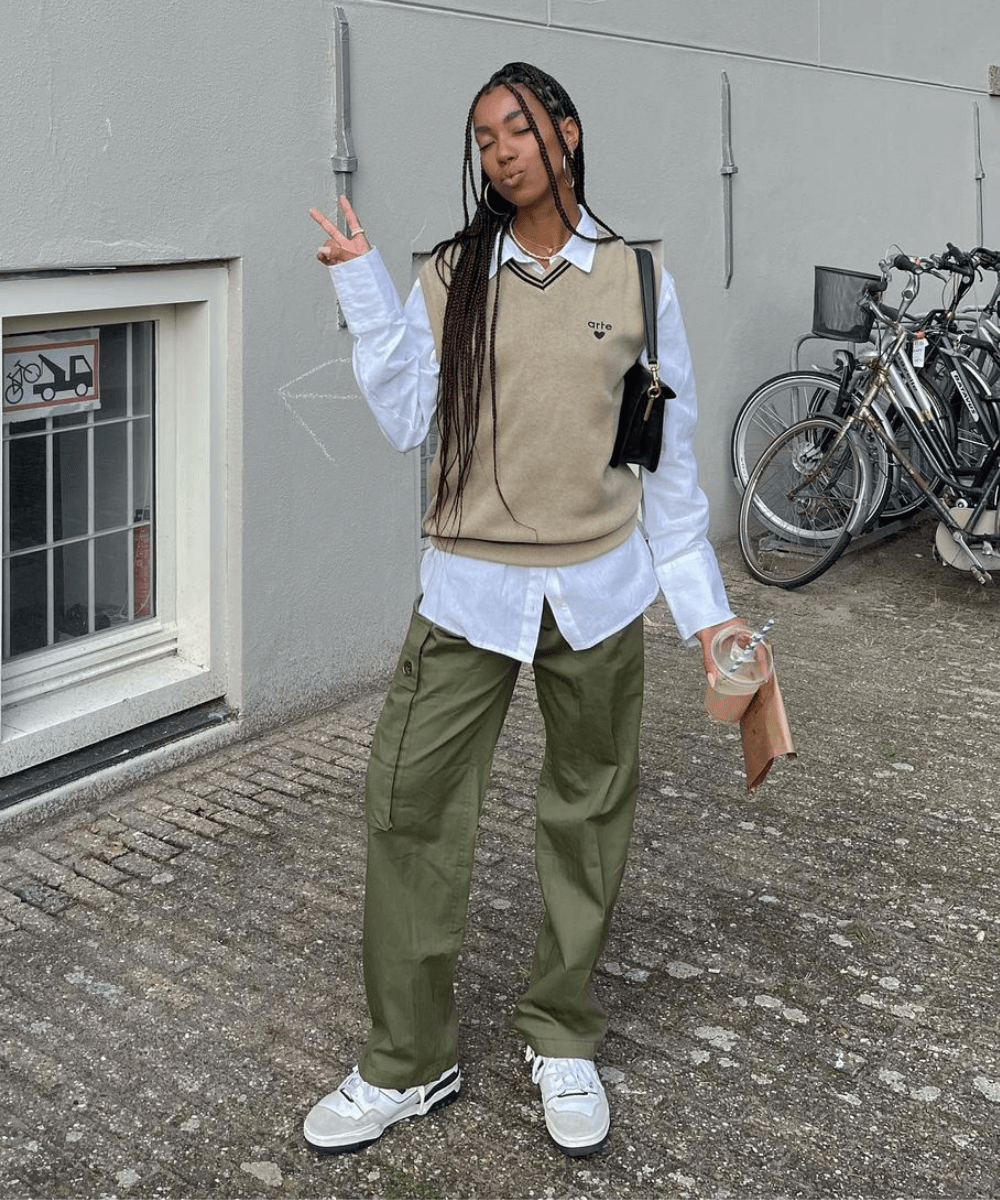 calça cargo jeans