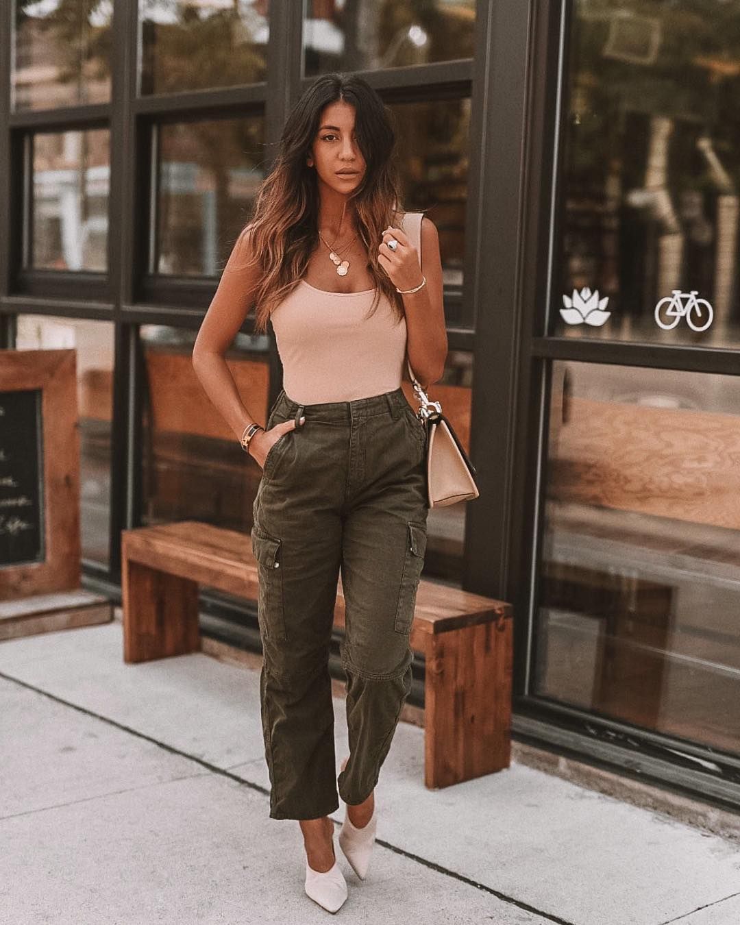 calça cargo elegante