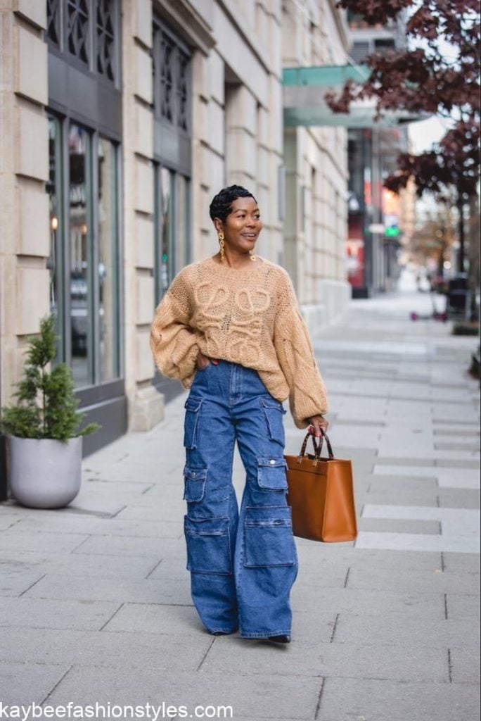 calça cargo casual
