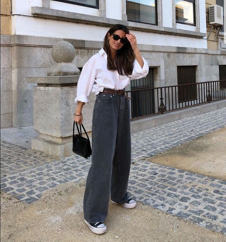 tendências de looks com calça jeans 2026