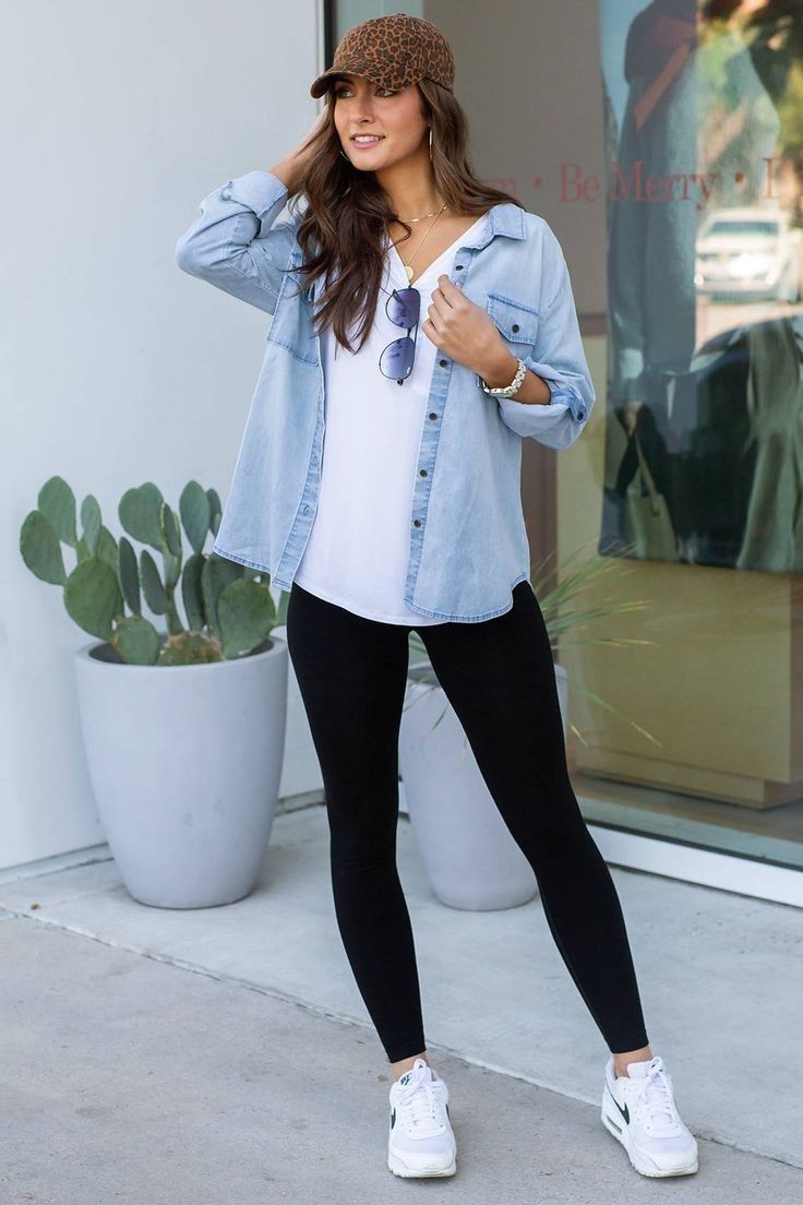 looks com legging preta para trabalhar