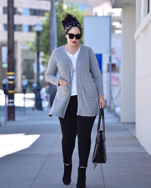 looks com legging preta casual