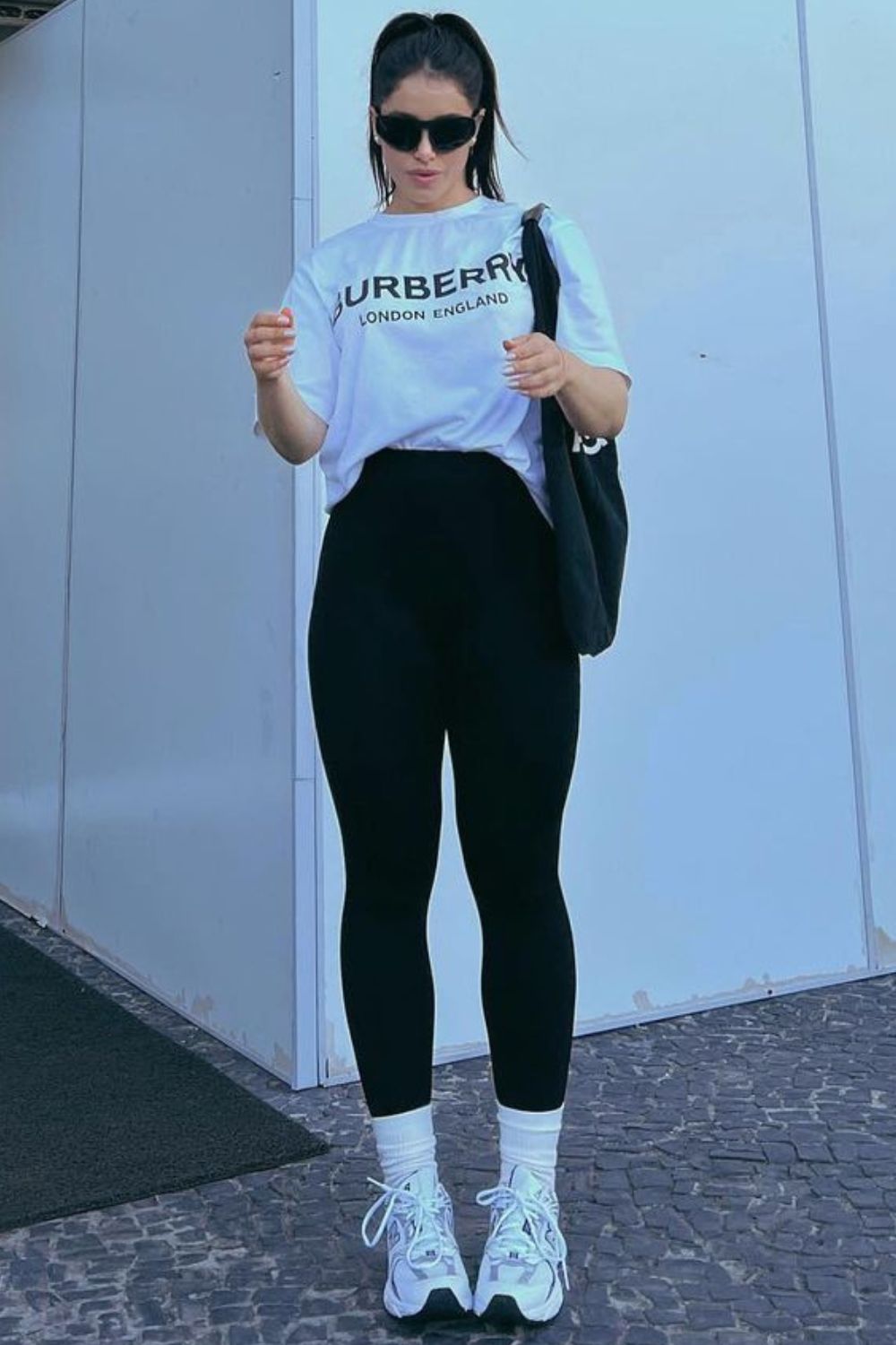 legging preta com moletom