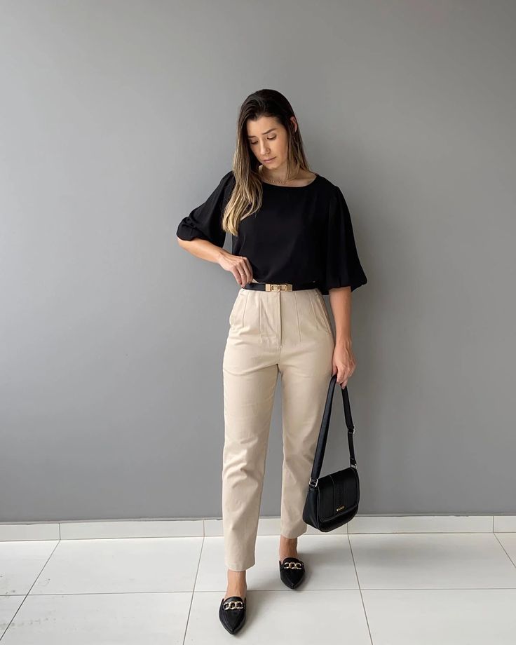 calça pantalona social