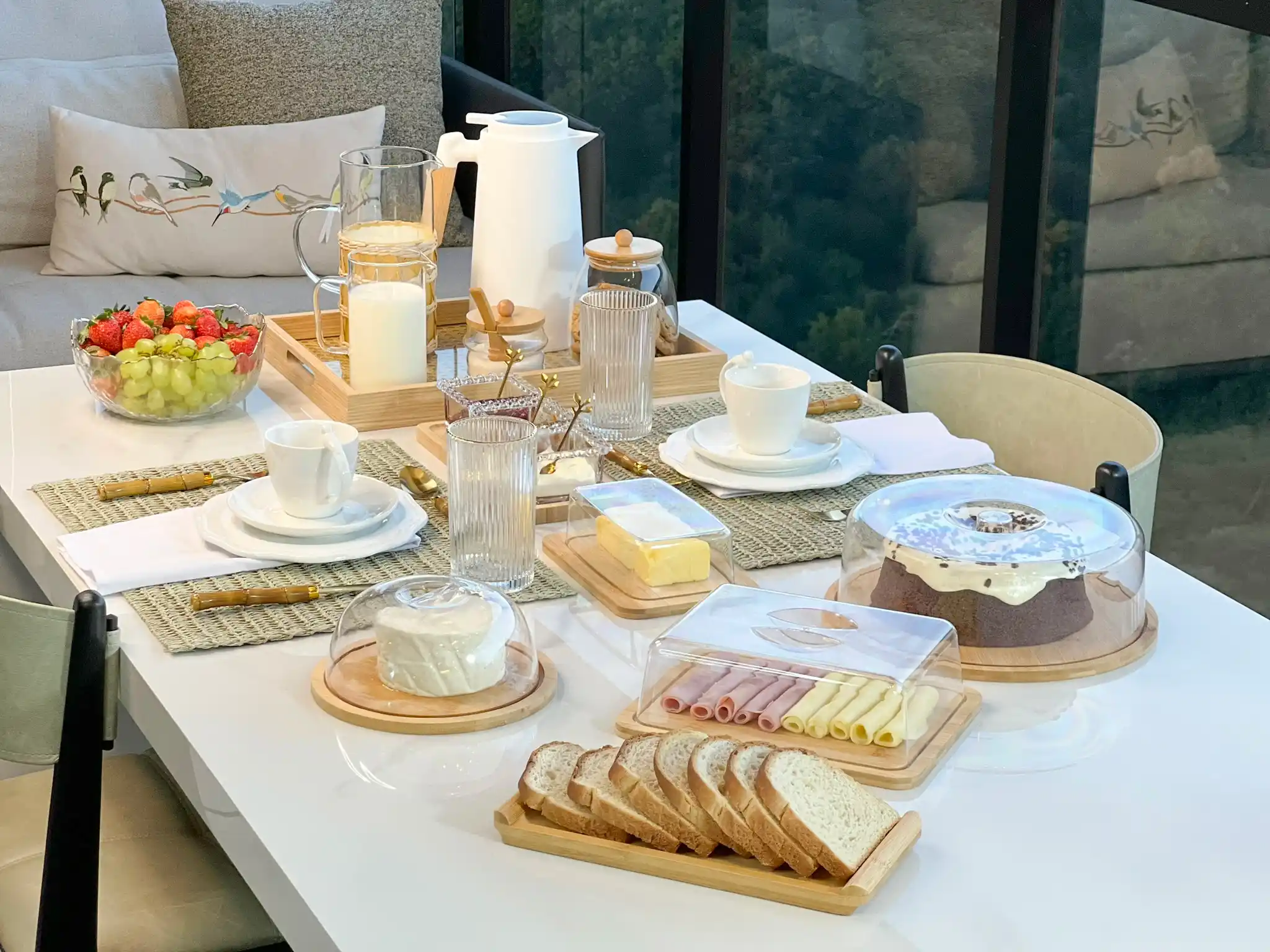 decoração mesa café da manhã dia a dia
