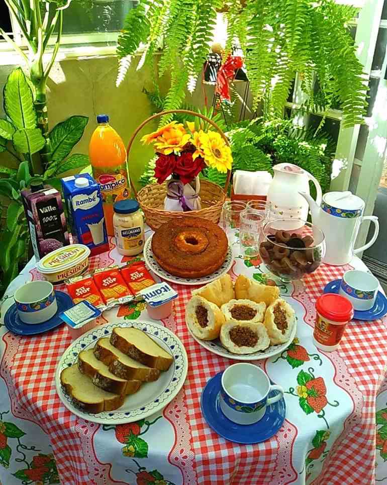 café da manhã especial em casa