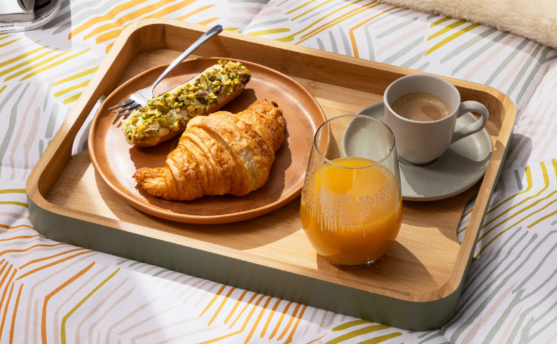 mesa posta café da manhã simples e barata