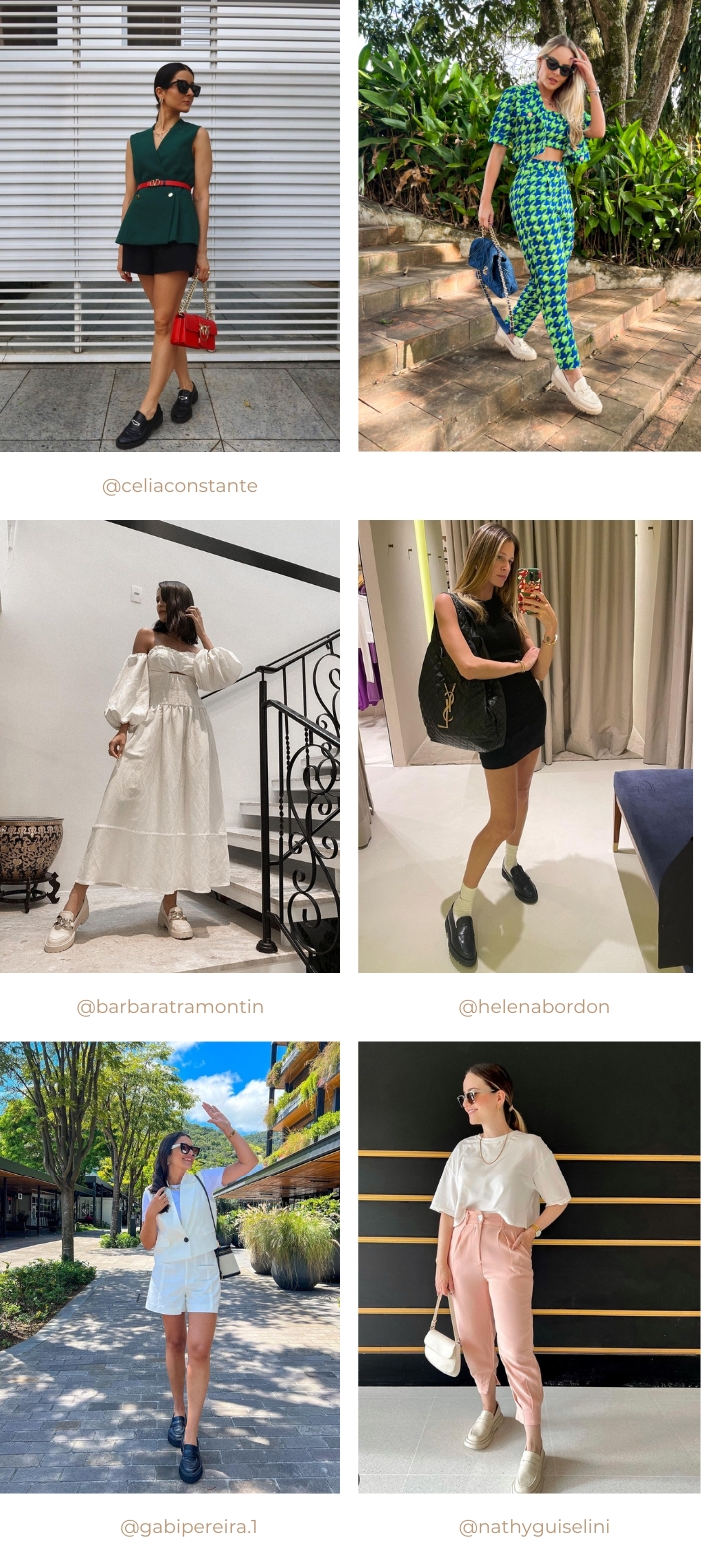 mocassim tratorado feminino com calça jeans