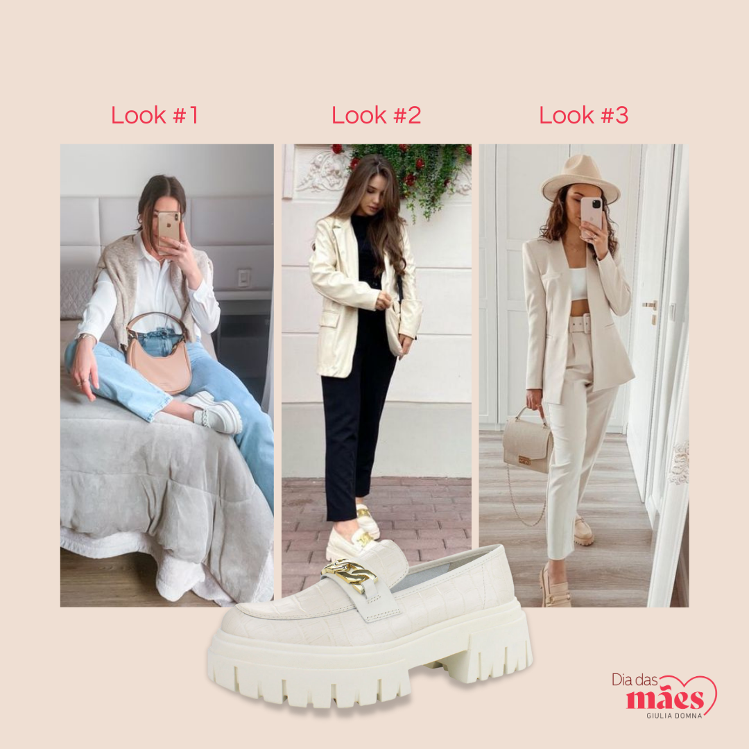 mocassim tratorado feminino looks