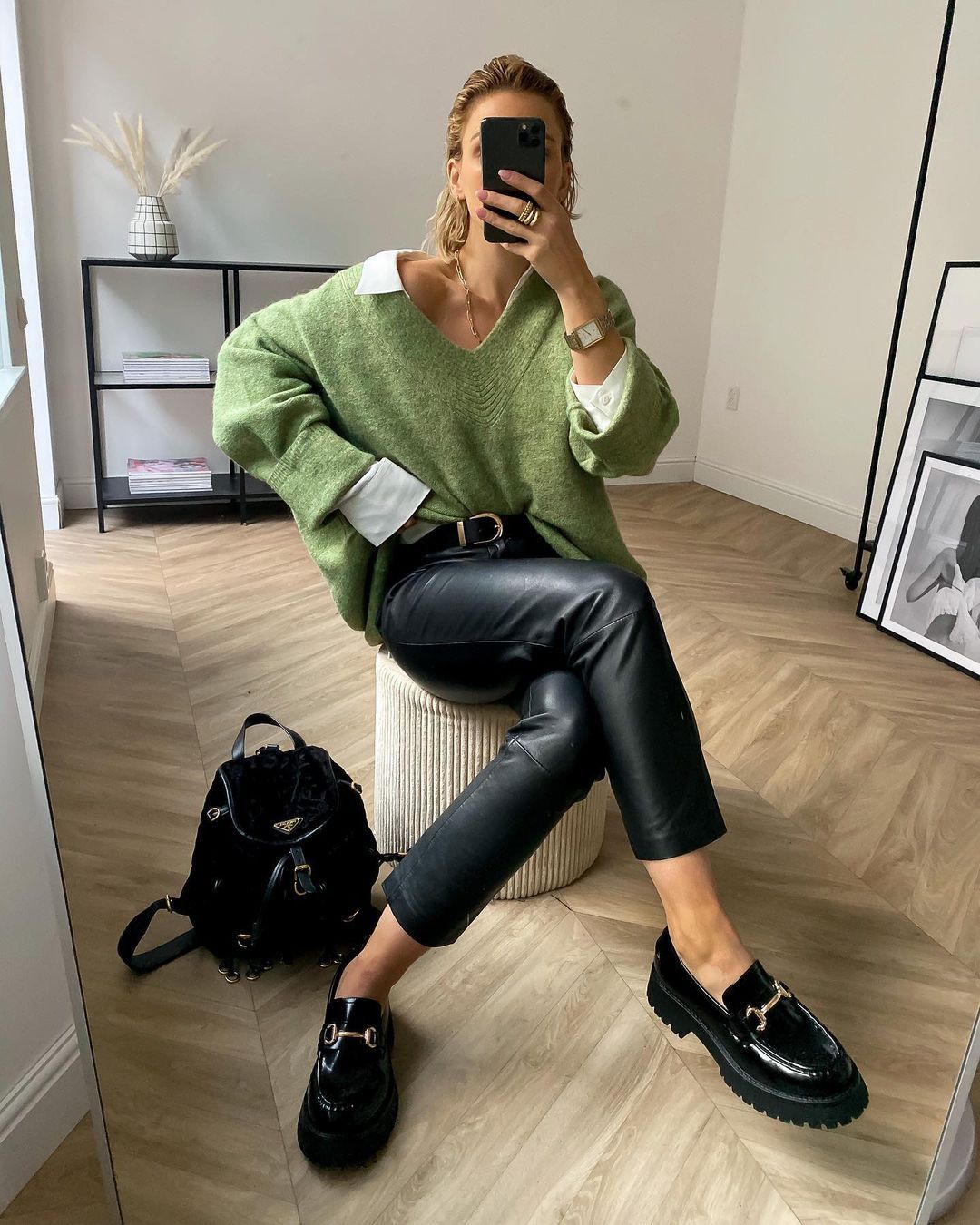mocassim tratorado feminino com meia