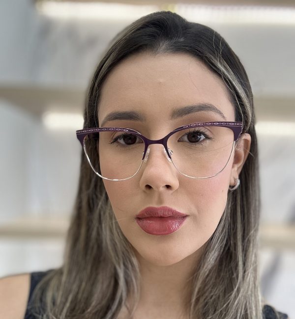 armação de óculos feminina moderna