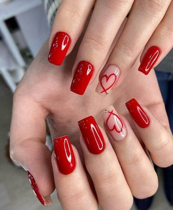 modelos de unha em gel decoradas